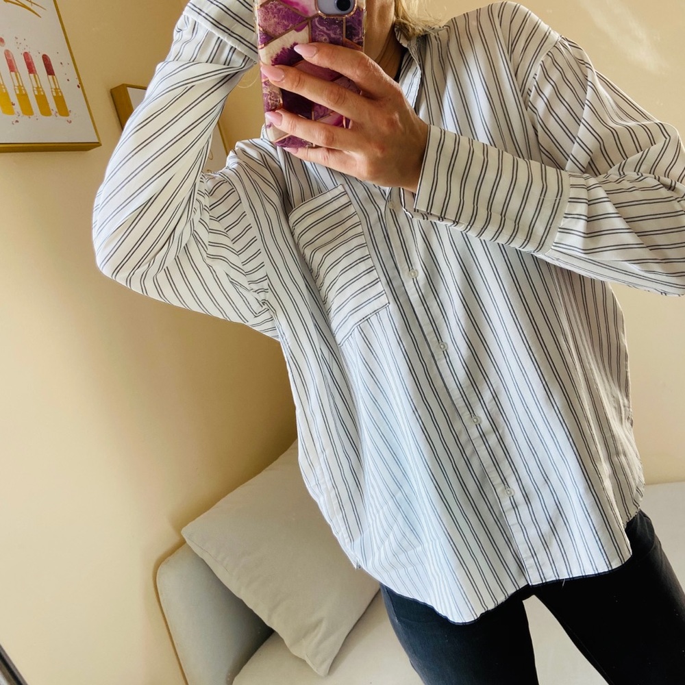 Calista long sleeve button down pocket shirt - Picture 3 of 8